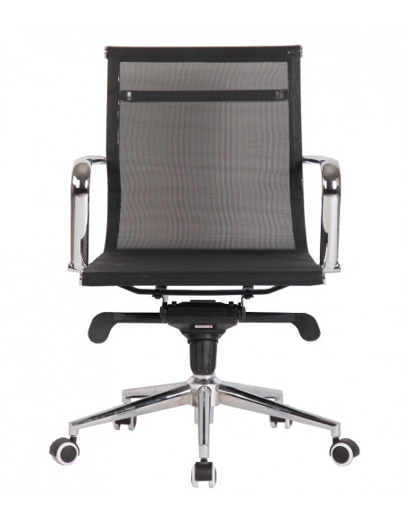 Sillón de oficina ZURICH, giratorio, malla negra