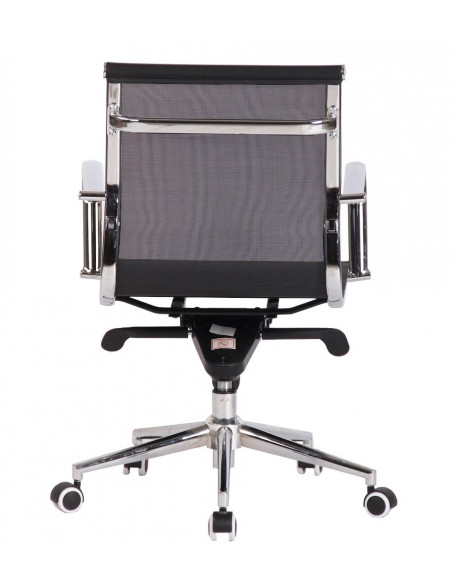 Sillón de oficina ZURICH, giratorio, malla negra