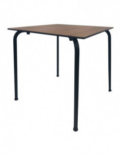 Mesa FERAY, apilable, epoxi color negro, tablero fenólico...