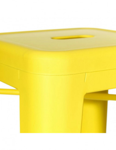 Taburete TOL EK LIMITED, acero, amarillo