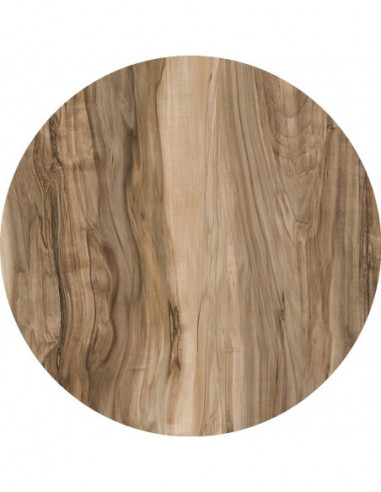 Tablero de mesa Werzalit WER-WOODART, Indian Shesman 4525, 60 cms de diámetro