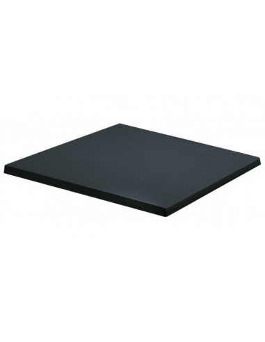 Tablero de mesa Werzalit WER-UNIART, Negro 3190, 70x70 cms