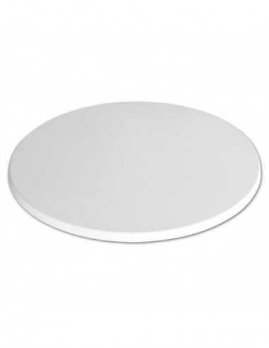 Tablero de mesa Werzalit WER-UNIART, Blanco 3101, 70 cms de diámetro