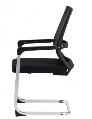 Sillón de oficina FLERS, fijo de patín,...