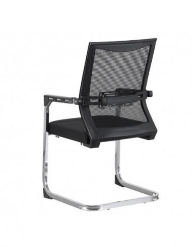 Sillón de oficina FLERS, fijo de patín,...