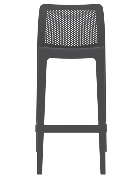 Taburete SOHO, apilable, polipropileno antracita