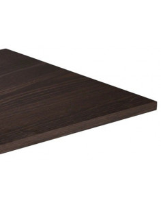 Tablero de melamina 30 mm, WENGUÉ, 80 x 80 cms