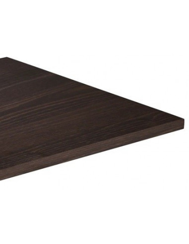 Tablero de melamina 30 mm, WENGUÉ, 80 x 80 cms