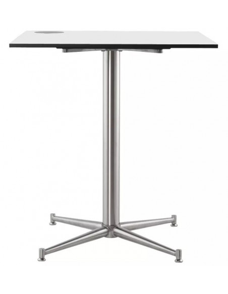 Base de mesa PAUDY, acero inoxidable, base de 63 x 63 cms, altura 72 cms