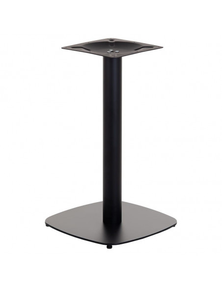 Base de mesa MAUTES 72, negra, base de 45 x 45 cms, altura 72 cms