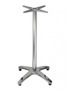 Base de mesa ROMA NEW, alta, 4 brazos, inoxidable y...