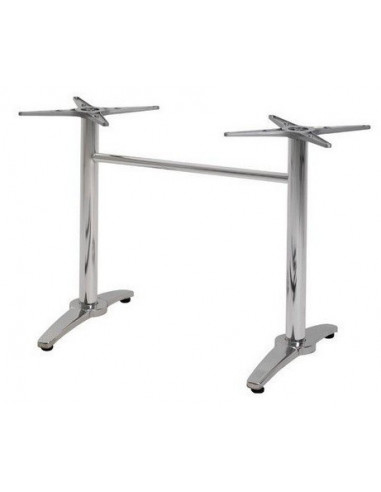 Base de mesa ROMA NEW, rectangular, inoxidable y aluminio*