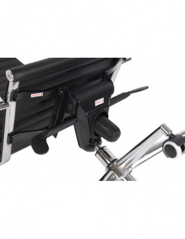 Sillón de oficina ROTERDAM, alto, similpiel negro