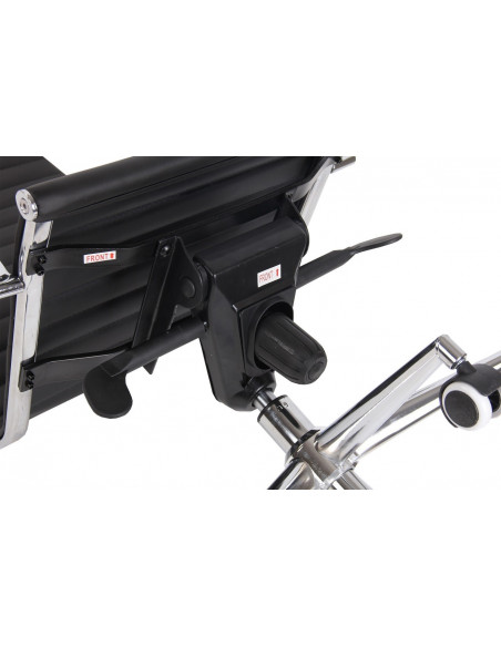 Sillón de oficina ROTERDAM, alto, similpiel negro