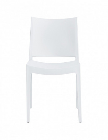 Silla CAPRI, apilable, tratamiento anti UV,...