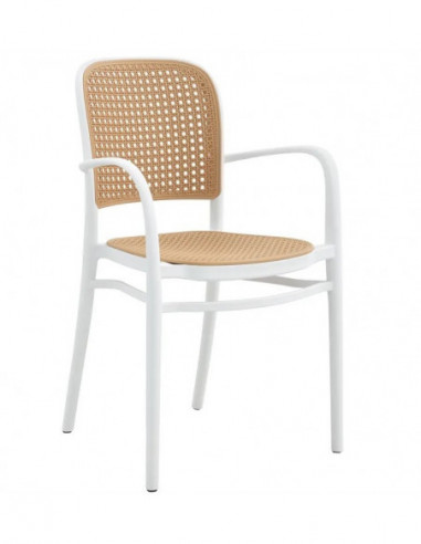 Sillón FUNCHAL 97, apilable, polipropileno...