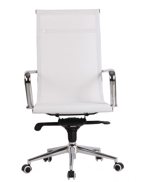 Sillón de oficina ZURICH, alto, malla blanca