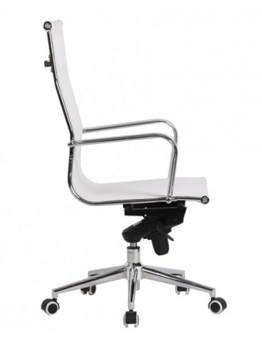 Sillón de oficina ZURICH, alto, malla blanca
