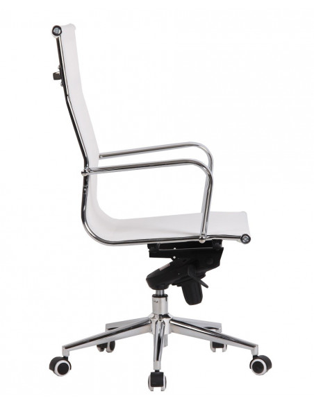 Sillón de oficina ZURICH, alto, malla blanca