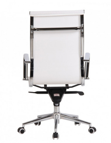 Sillón de oficina ZURICH, alto, malla blanca