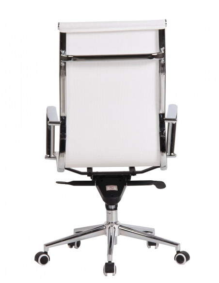 Sillón de oficina ZURICH, alto, malla blanca