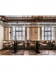 Taburete LIVERPOOL, apilable, negro, contrachapado de abedul 2