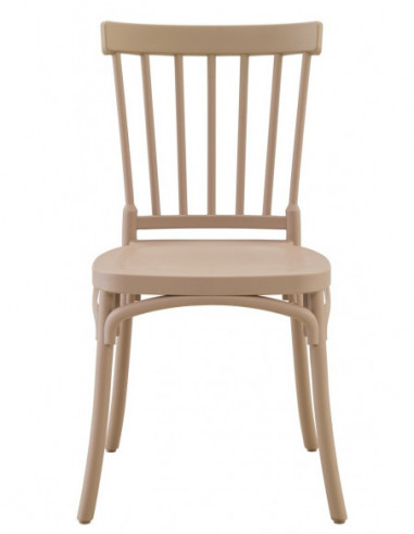 Silla MILOS 43, apilable, tratamiento anti UV,...