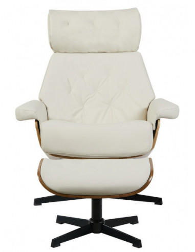 Butaca con ottoman EUROPA, madera, metal,...