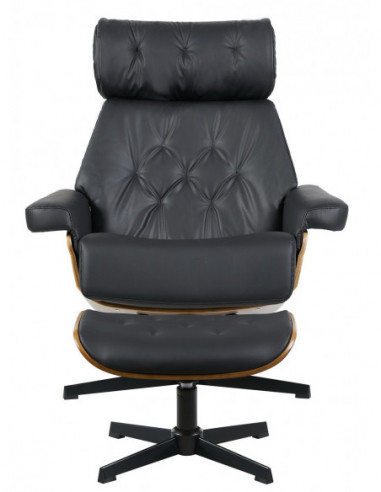 Butaca con ottoman EUROPA, madera, metal,...