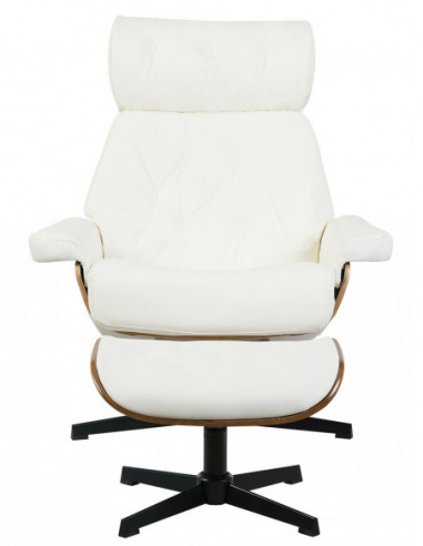 Butaca con ottoman EUROPA, madera, metal,...