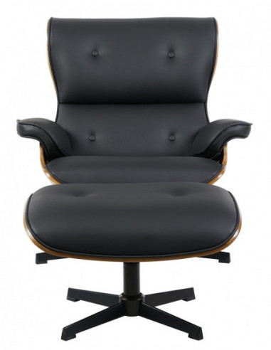 Butaca con ottoman AMERICA, madera, metal,...