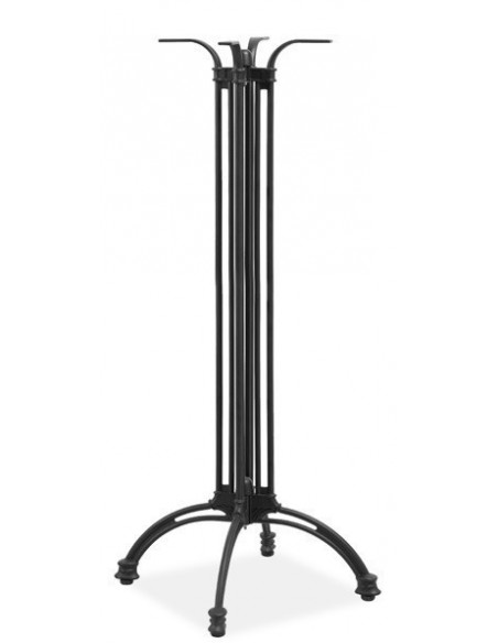Base de mesa EIFFEL NEW, alta, aluminio, negra, altura 108 cms