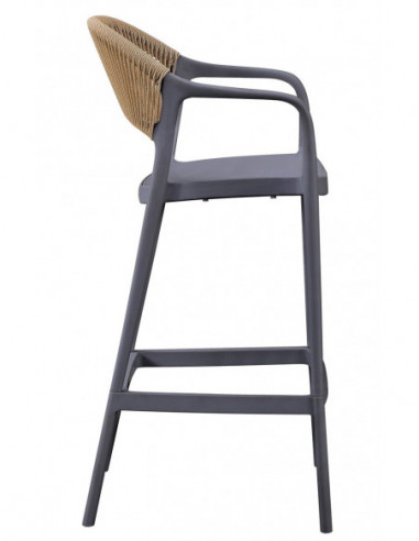 Taburete IBIZA, apilable, tratamiento anti UV,...