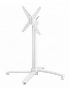 Base de mesa GUADIARO, abatible, aluminio, blanca