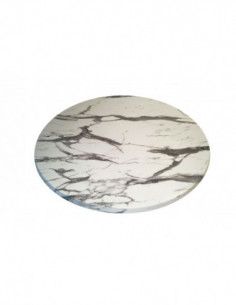 Tablero de mesa Werzalit WER-FANTASY, Mármol Ayfon 5657,...