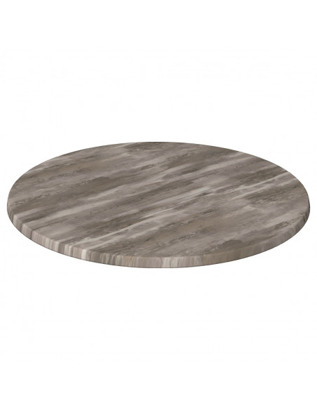 Tablero de mesa Werzalit WER-WOODART, Roble Islandía1 4621, 80 cms de diámetro
