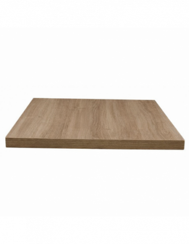 Tablero de melamina 40 mm. ROBLE ELE, 80 x 80 cms