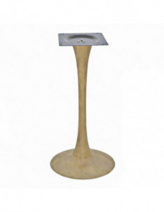 Base de mesa TULIP (SU), alta, acabado madera, base de 50...