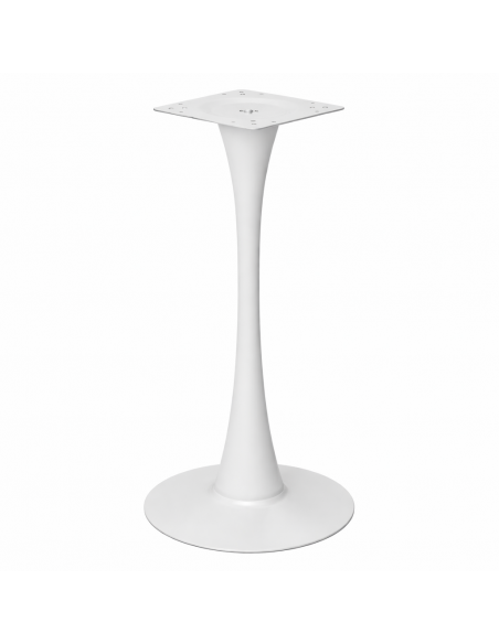 Base de mesa TULIP (SU), alta, blanca, base de 50 cms de diámetro, altura 110 cms